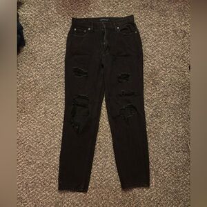 Aeropostale women’s mom jeans black size 4.